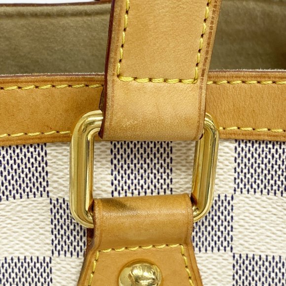 LOUIS VUITTON White Damier Tote Bag - Picture 8 of 13